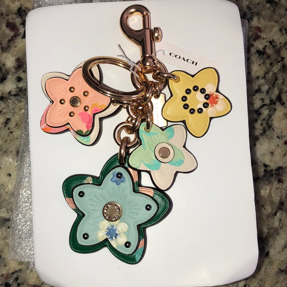 Coach bag charm